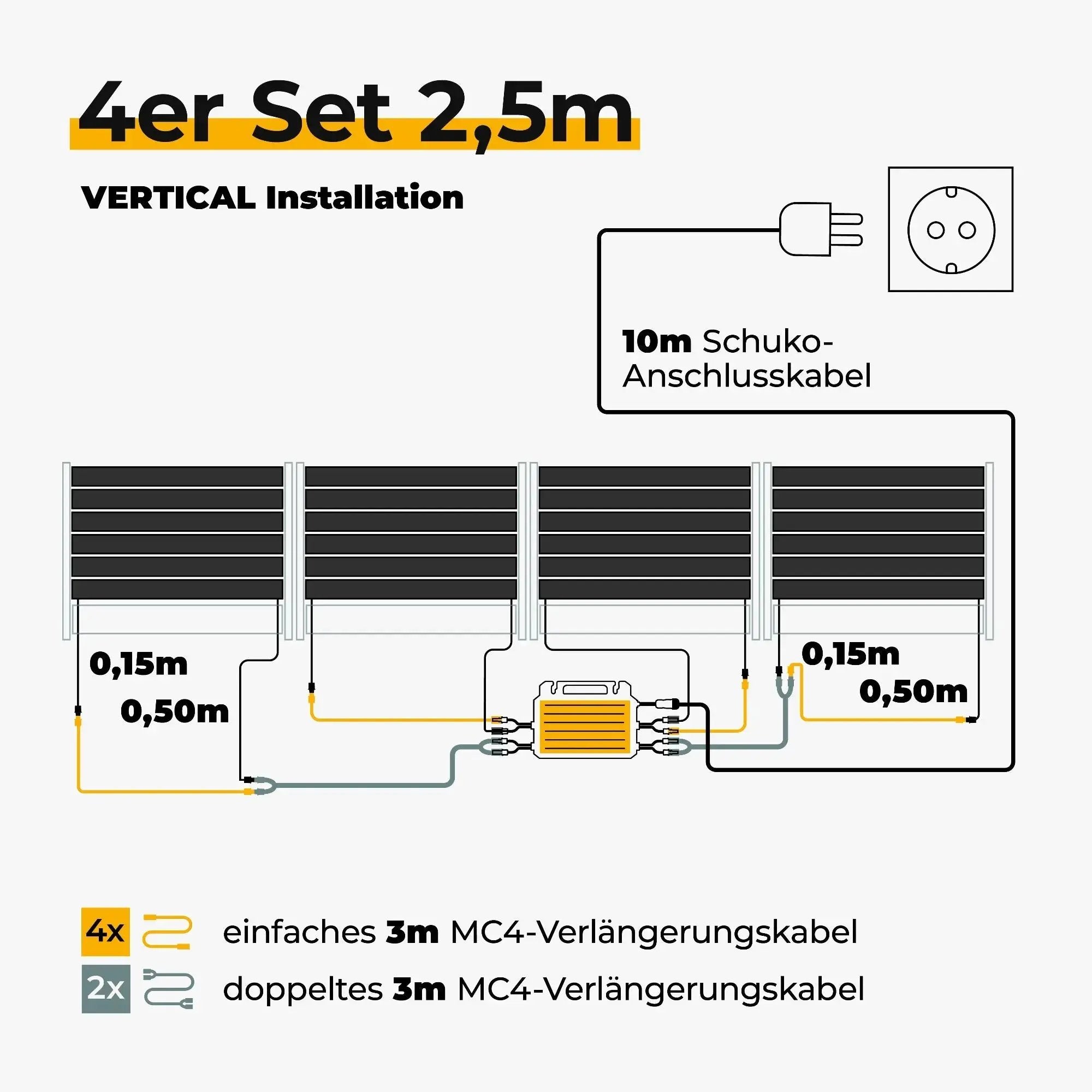 Sunbooster VERTICAL Zaun-Lagerverkauf.de