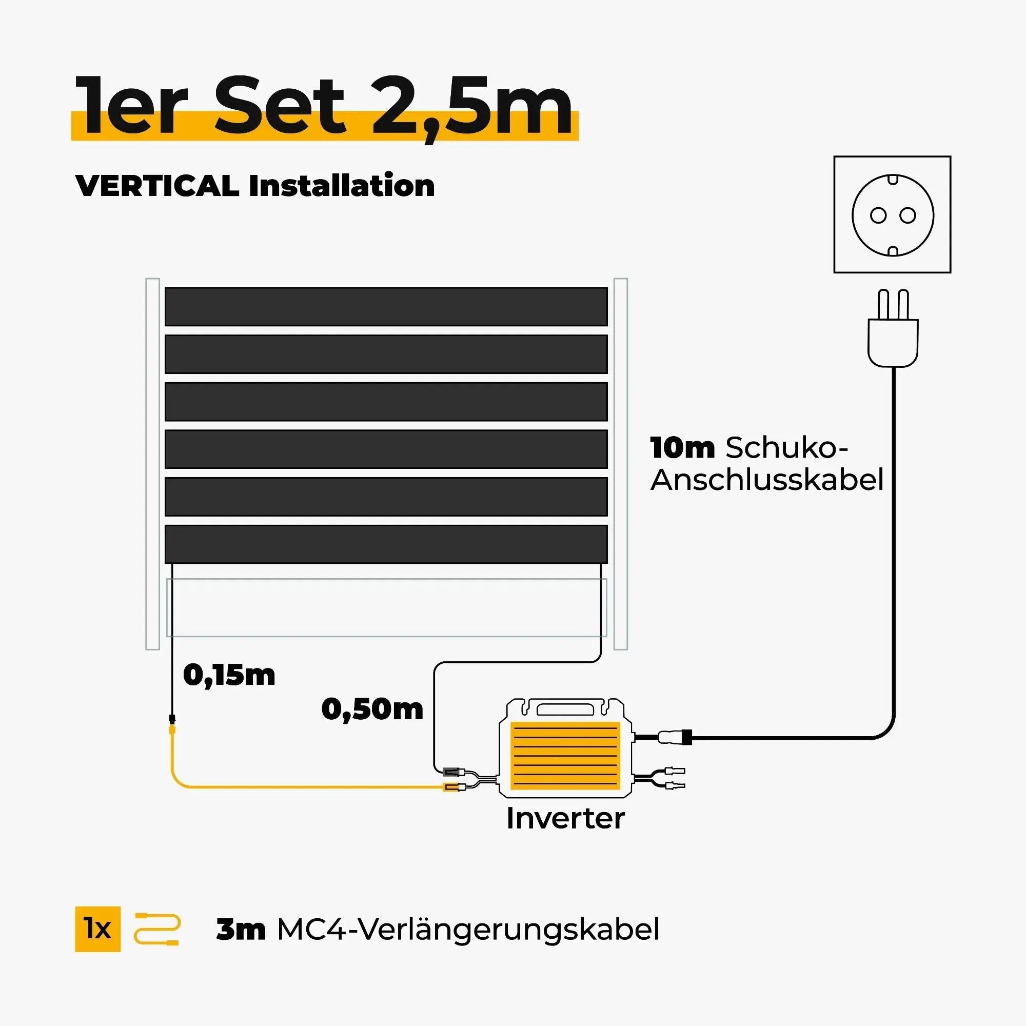 Sunbooster VERTICAL Zaun-Lagerverkauf.de