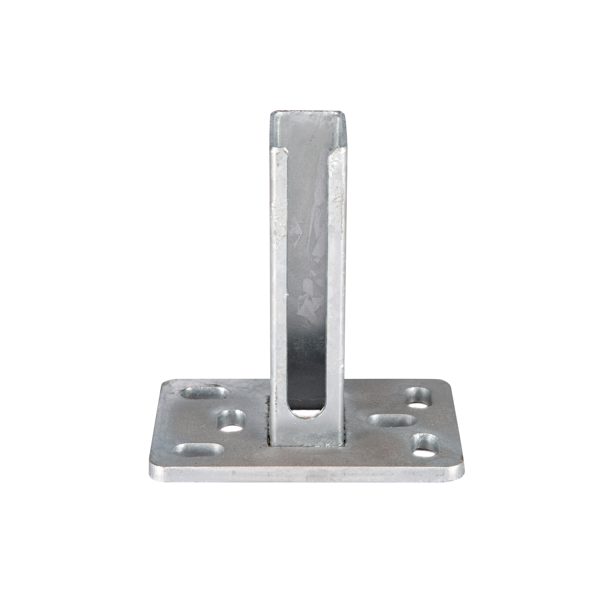 Fußplatte gerade 150 x 100 mm Zaun-Lagerverkauf.de